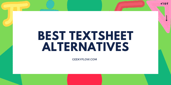 Textsheet Alternative – 10 Free Websites like Textsheet