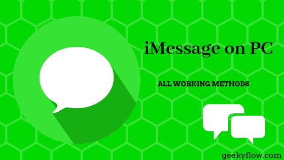 iMessage For PC – How to use iMessage on PC [Working]