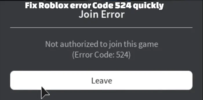 roblox error code 267
