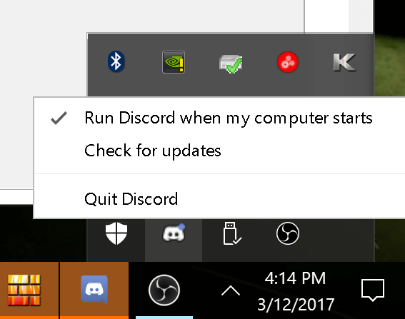 disable discord on startup