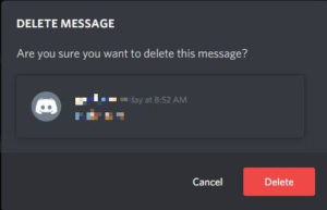 how to delete discord messages