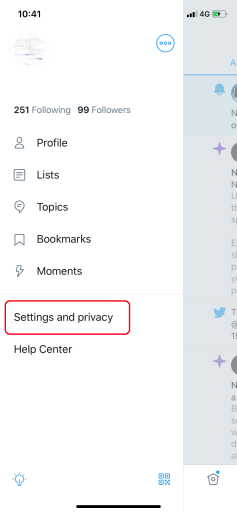 how to put your twitter profile to private account