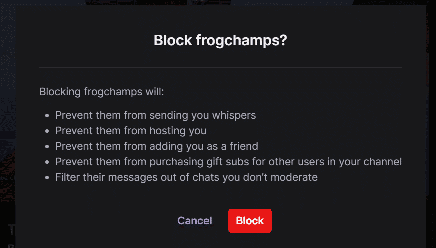 How To Block Someone on Twitch