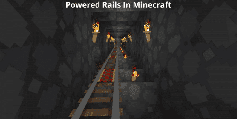 How To Make Powered Rails In Minecraft?