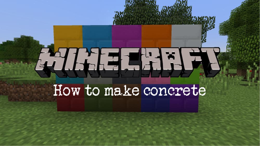 Concrete In Minecraft